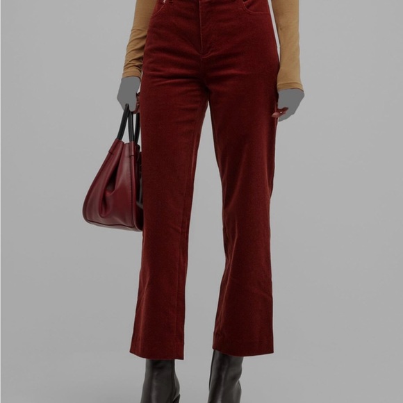 A.P.C. Corduroy Cropped Burnt Orange Jeans - Picture 6 of 6